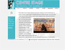 Tablet Screenshot of centrestagestudio.com